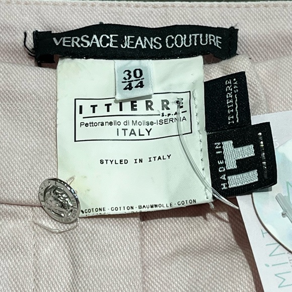 Vintage y2k Versace Jeans Couture lace up pants - Picture 5 of 5